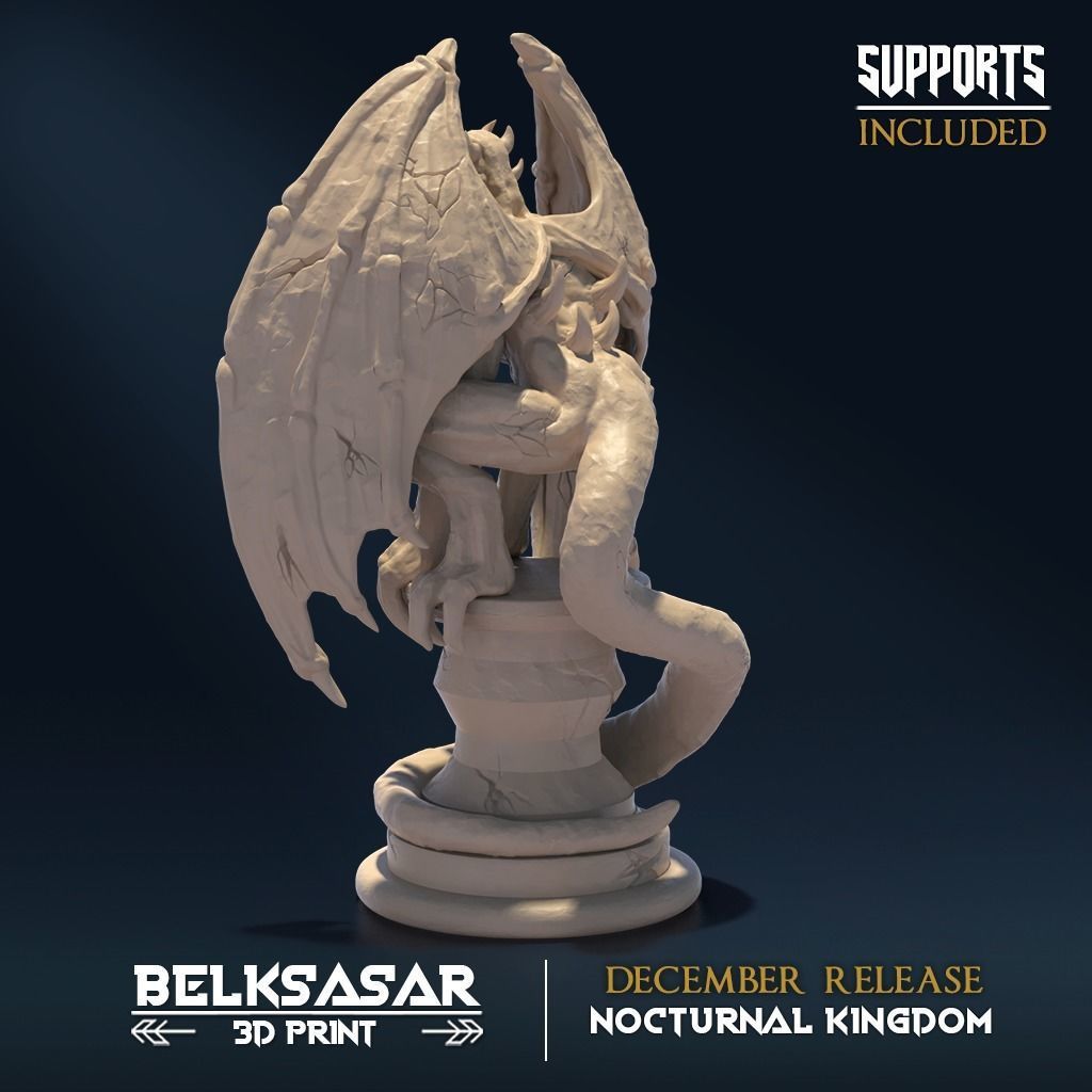 Gargoyle belsaar - december release 3D print model_1