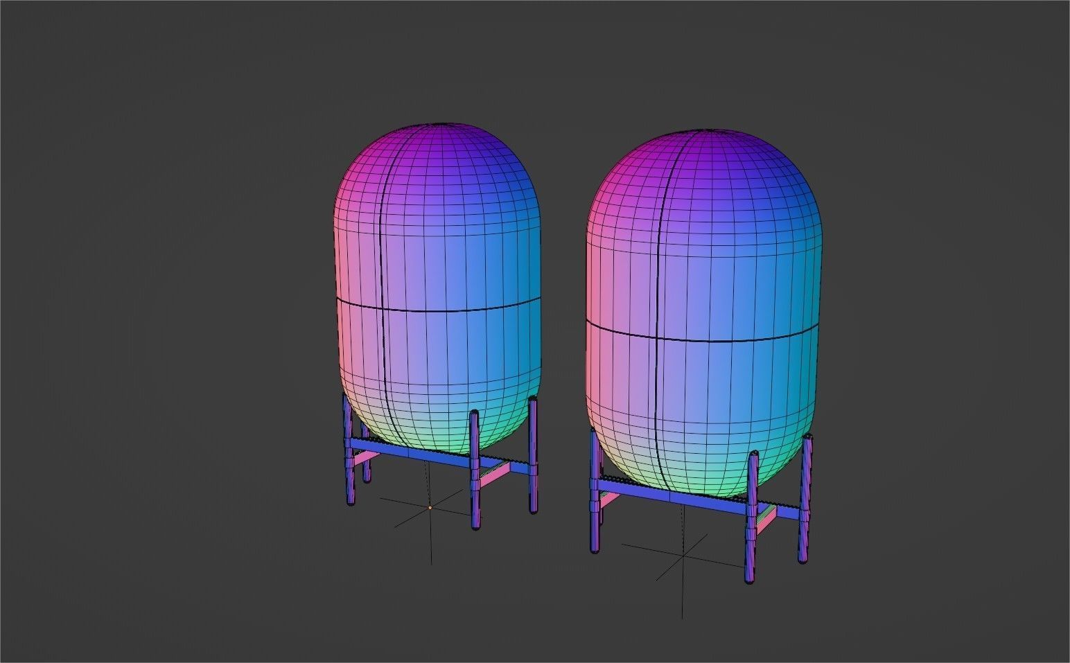 PALAU - Modern Capsule Chair 3D model_6