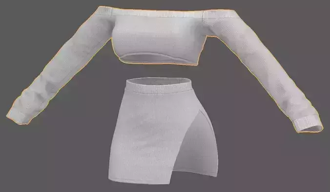 Shirt and Skirt for Female Characters