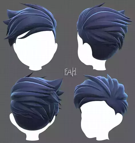 Base Hair for Boy V48