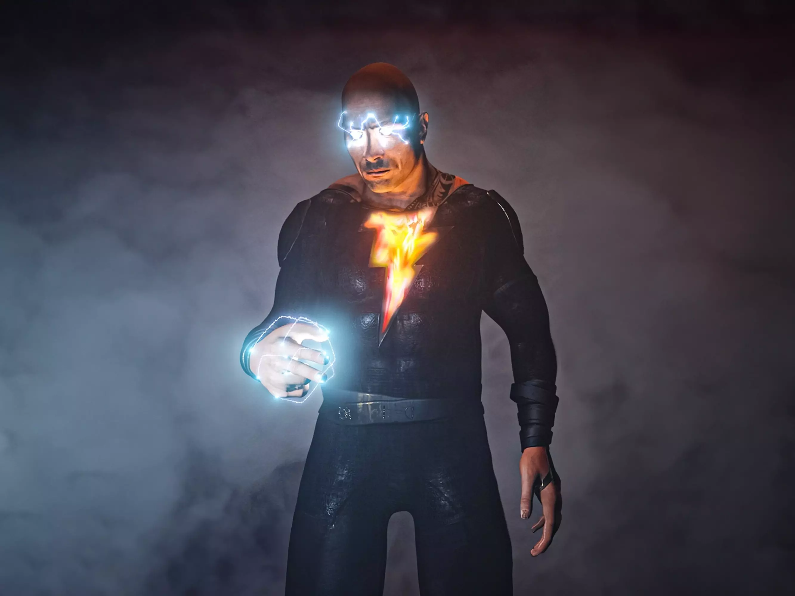 Realistic Black Adam 3D Model - Powerful Superhero 3D Model 3D model_0