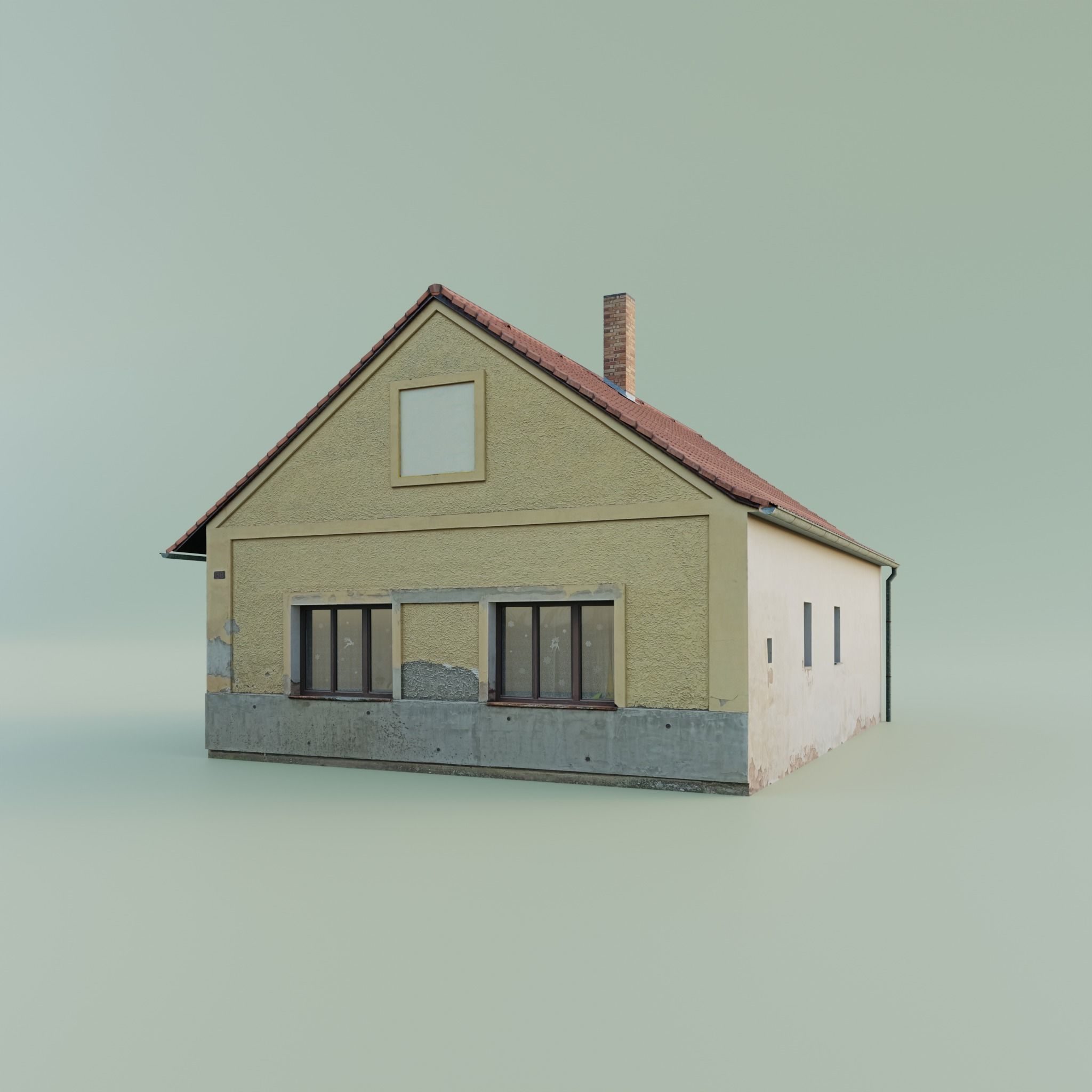 House Low-poly 3D model_12