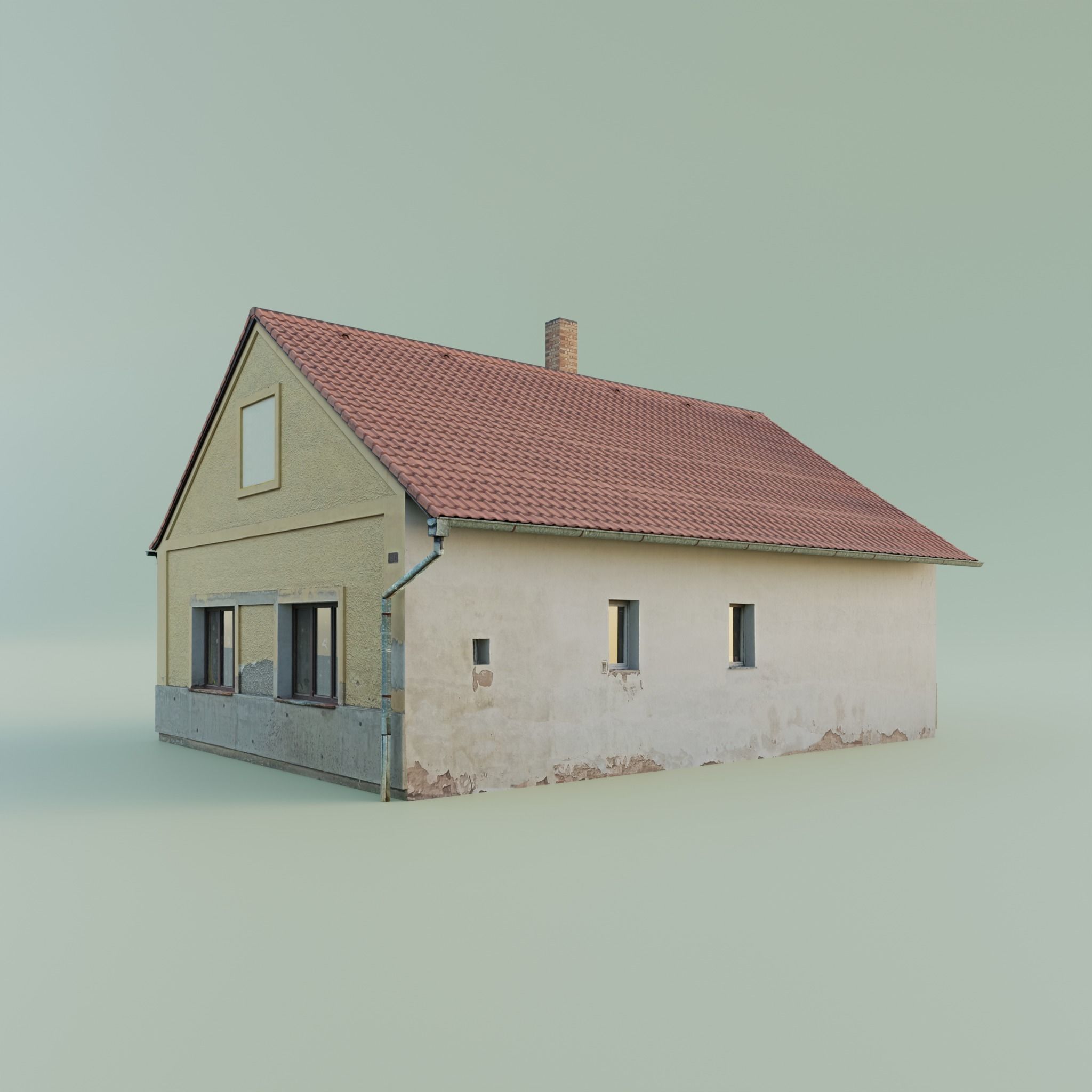 House Low-poly 3D model_6