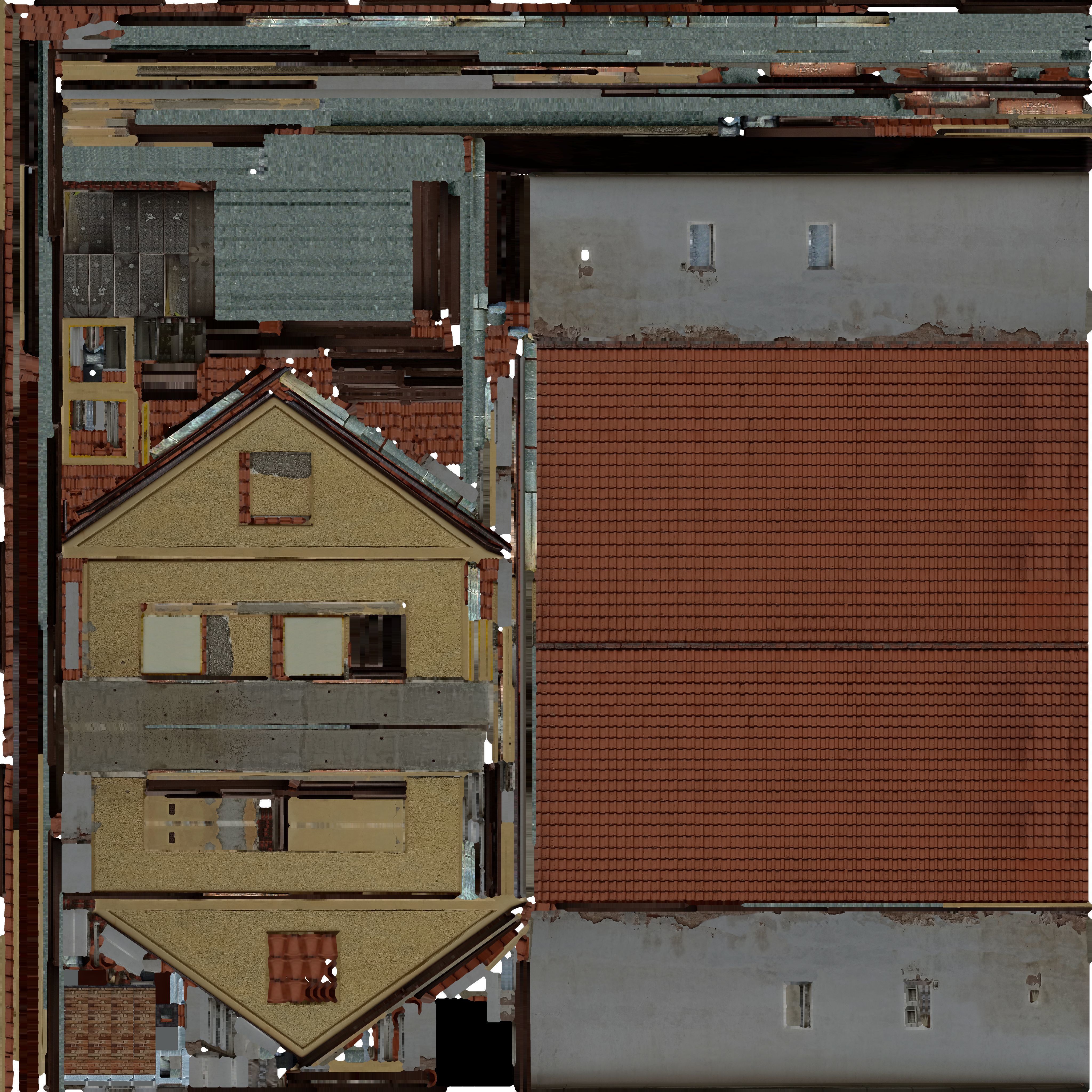 House Low-poly 3D model_14