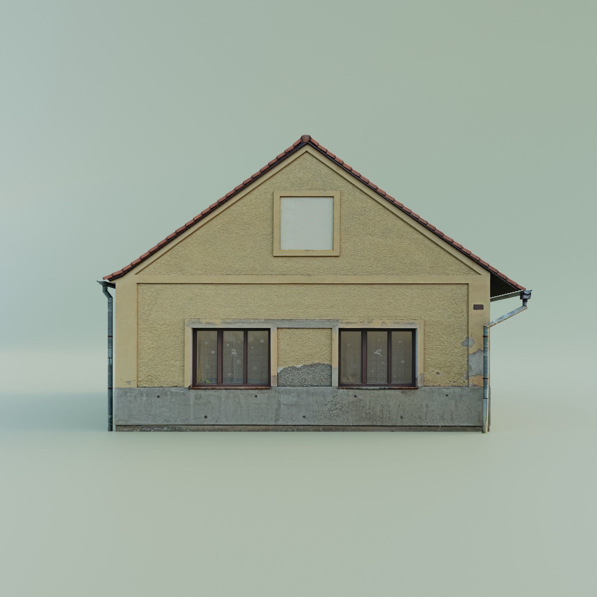 House Low-poly 3D model_8