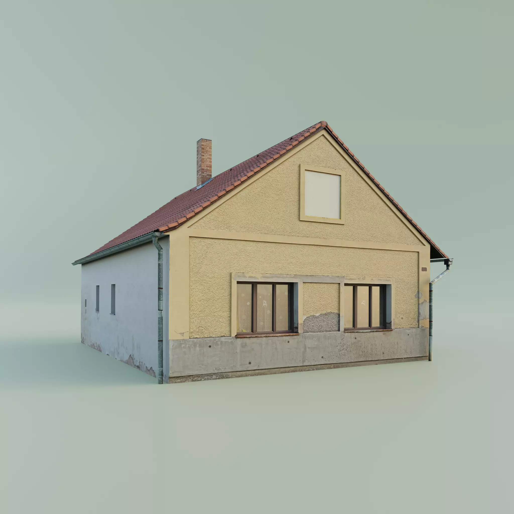House Low-poly 3D model_0