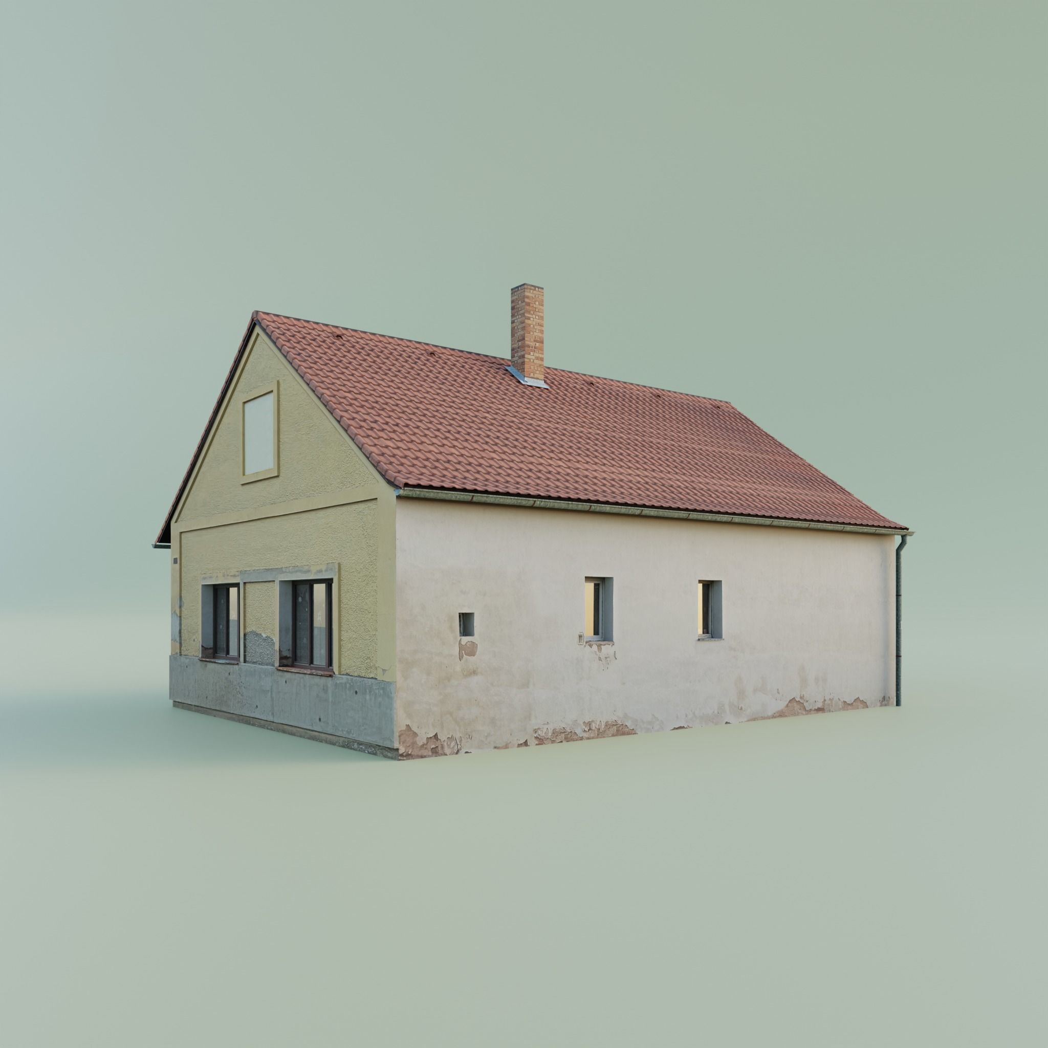 House Low-poly 3D model_11