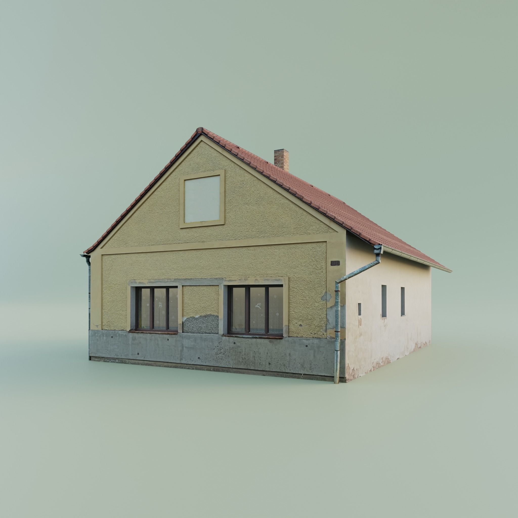 House Low-poly 3D model_7