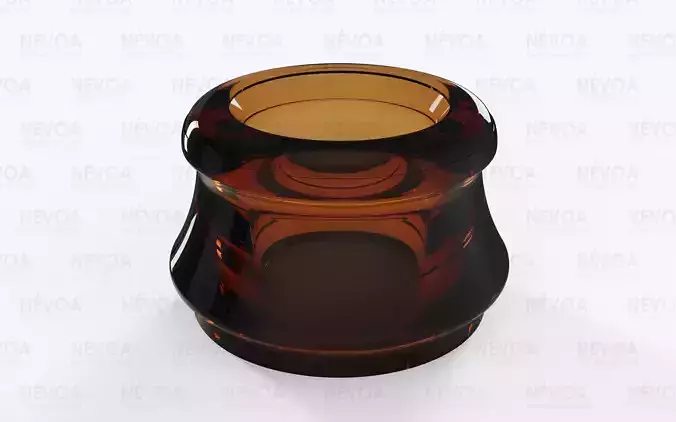 Glass finish - GME 13 06 - 02 - 29 mm - Cider crown finish 3D model