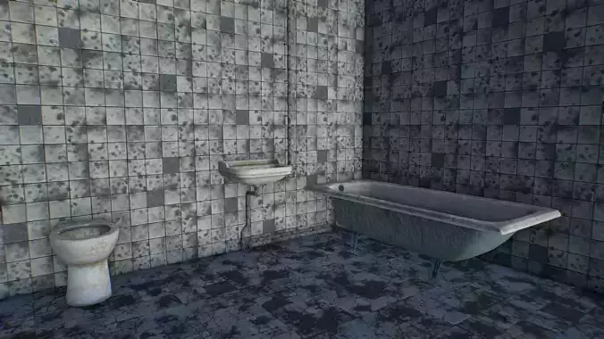 Old Bathroom Asset Pack