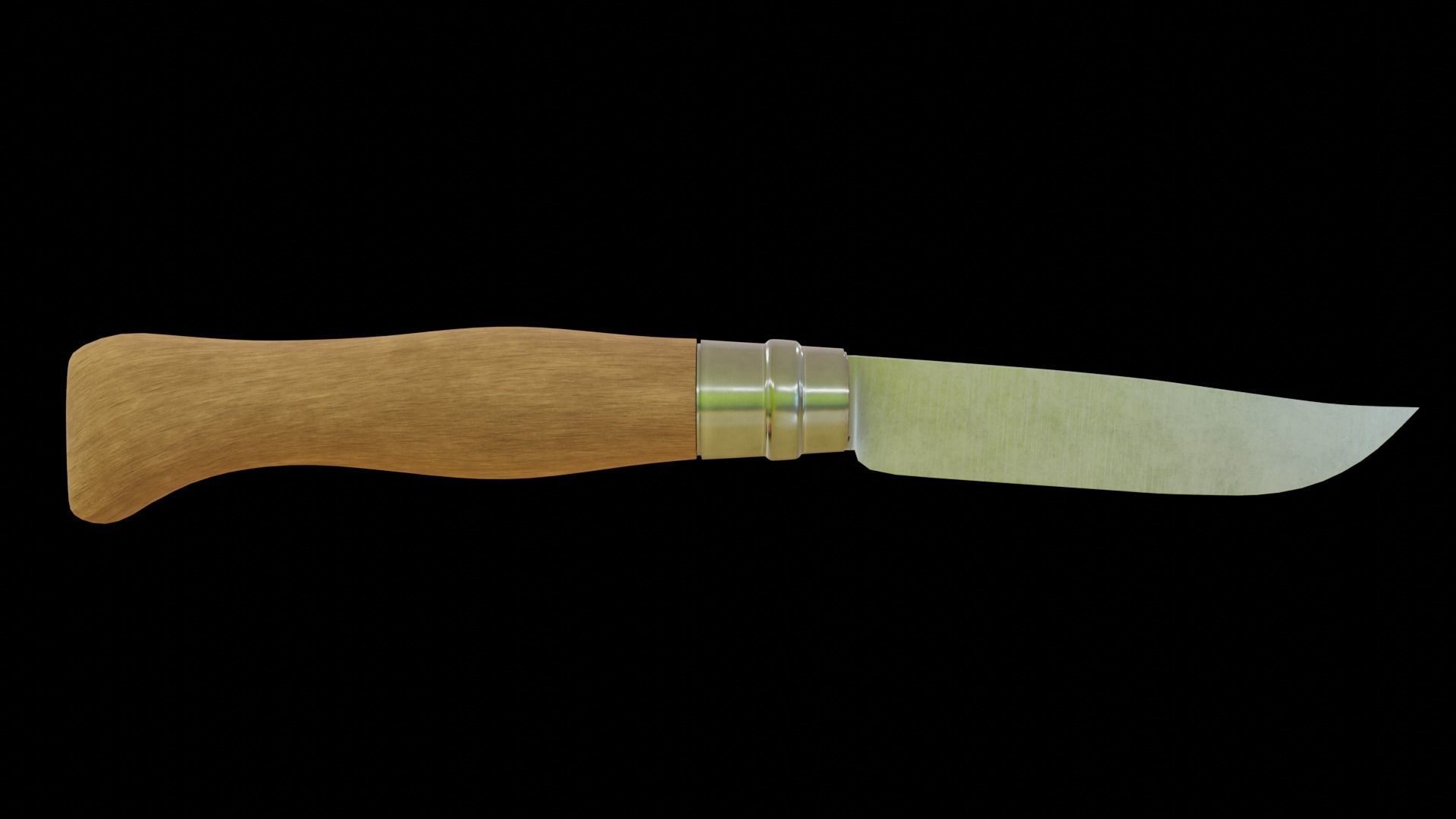 Pocket knife 3D model_2