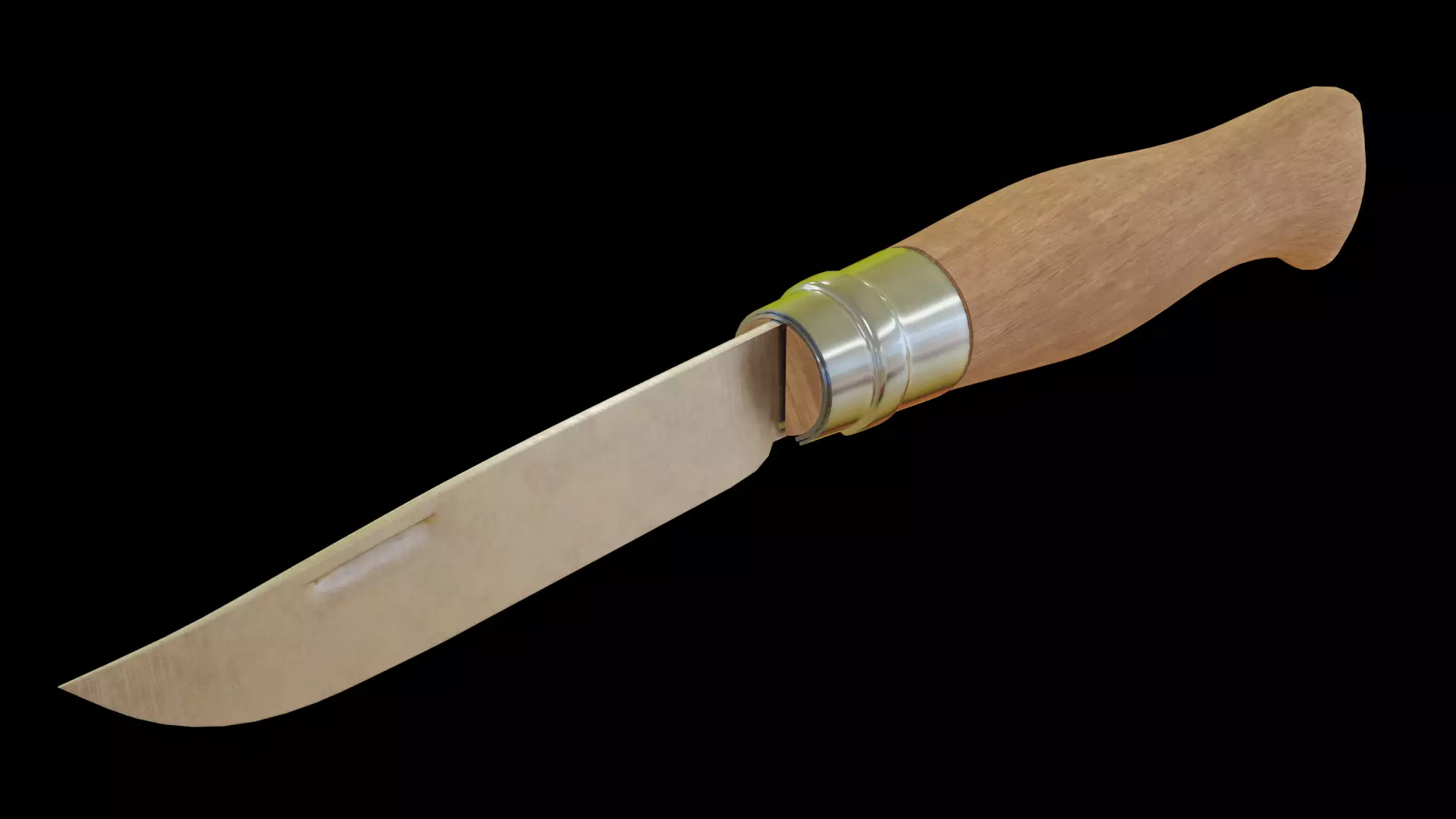 Pocket knife 3D model_0