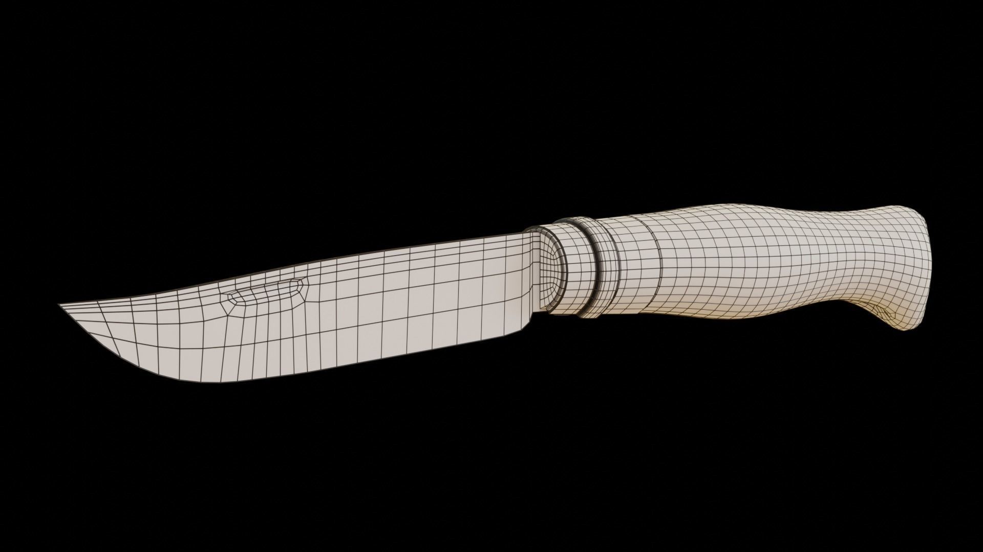 Pocket knife 3D model_6