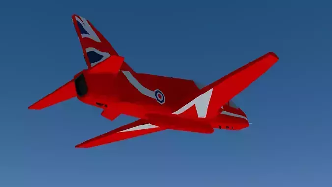Red Arrow Plane