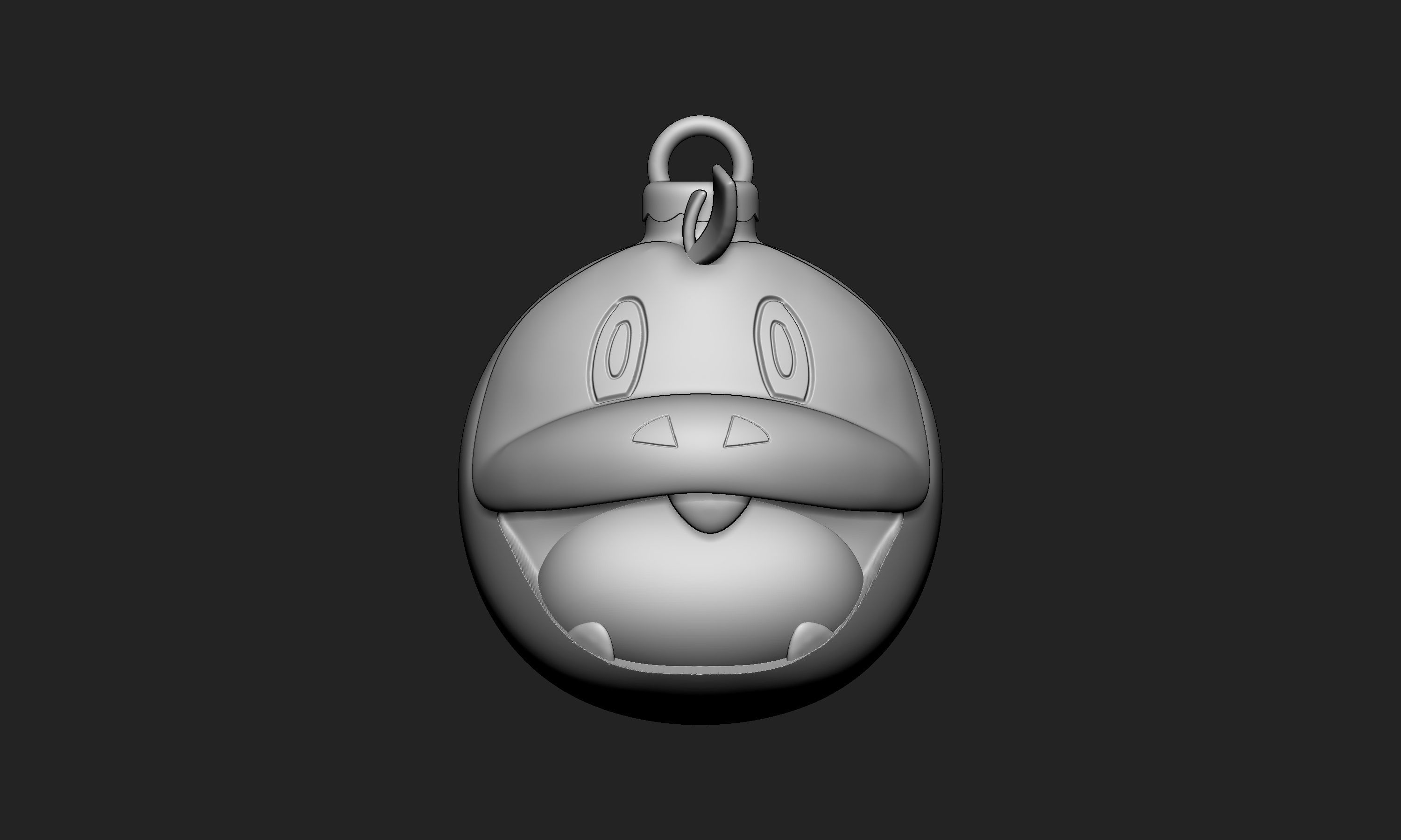 Pokemon - Christmas Ornament Fuecoco 3D print model_5