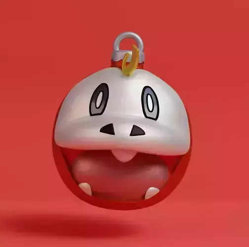 Pokemon - Christmas Ornament Fuecoco 3D print model
