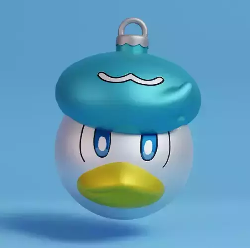 Pokemon - Christmas Ornament Quaxly  3D print model
