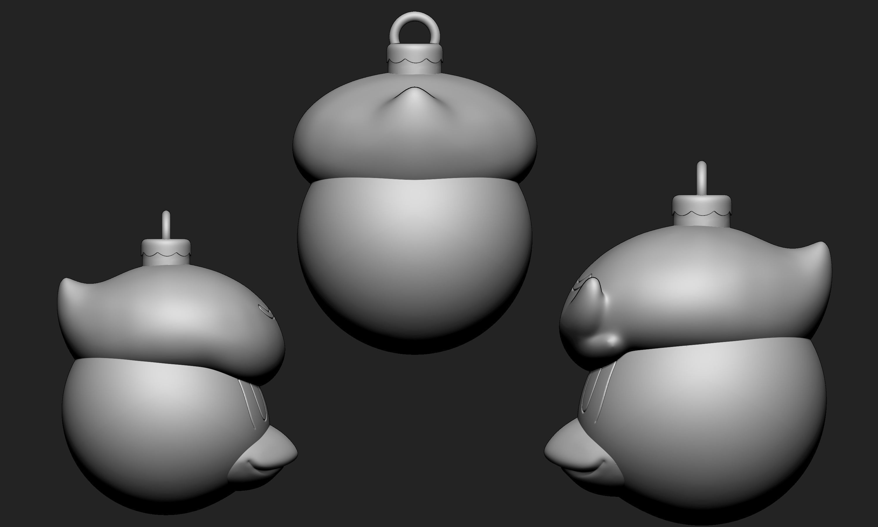 Pokemon - Christmas Ornament Quaxly  3D print model_5