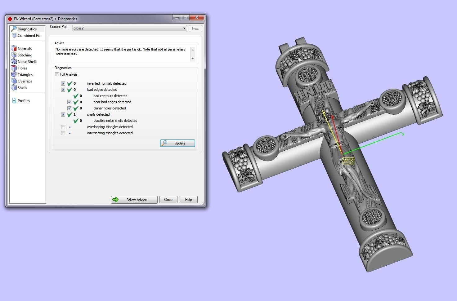 cross jesus pendant 3D print model_16