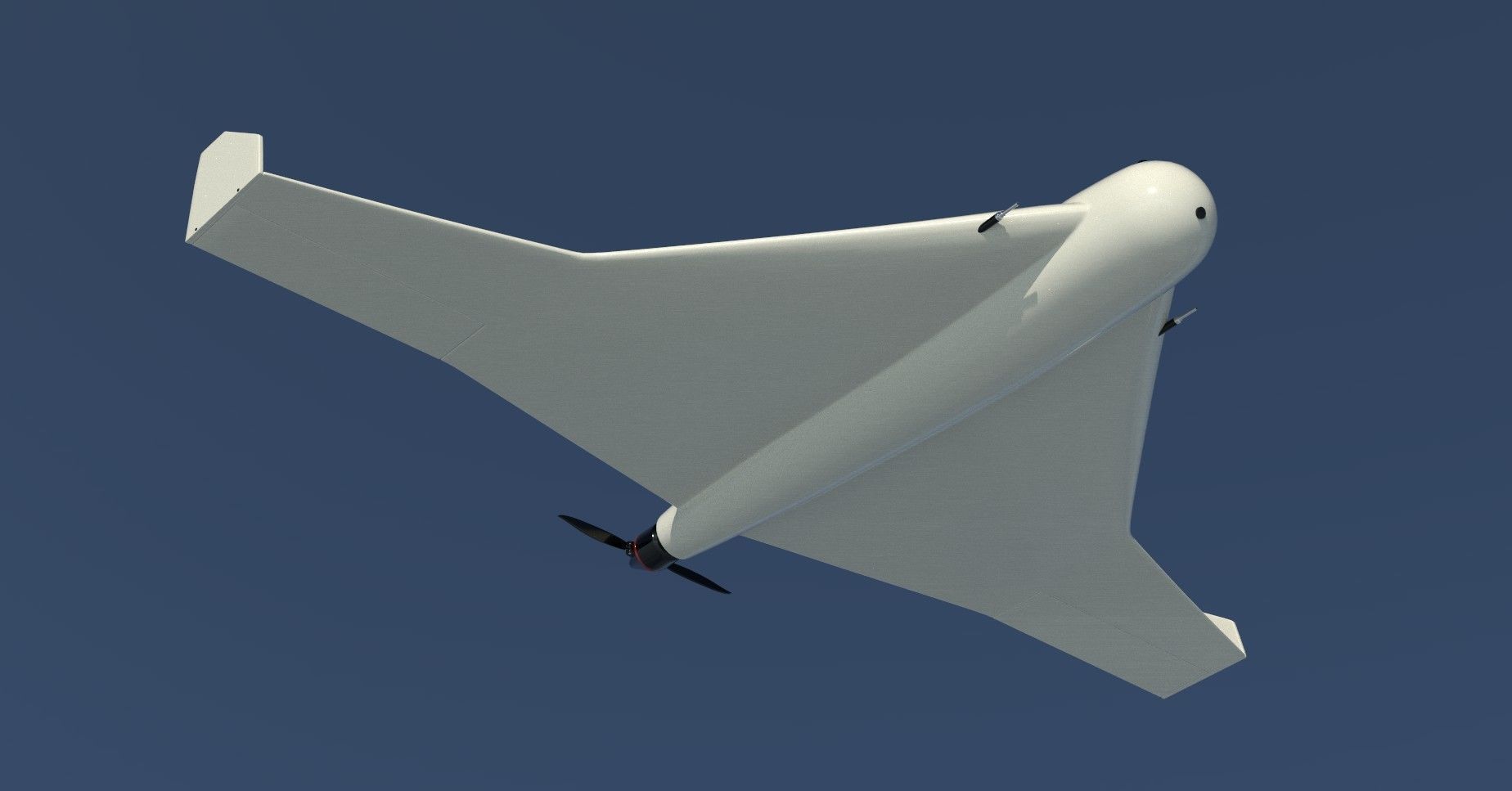 Russian Kamikaze Drone Kalashnikov 3D model_2