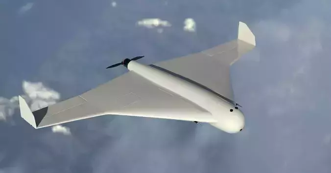 Russian Kamikaze Drone Kalashnikov 3D model