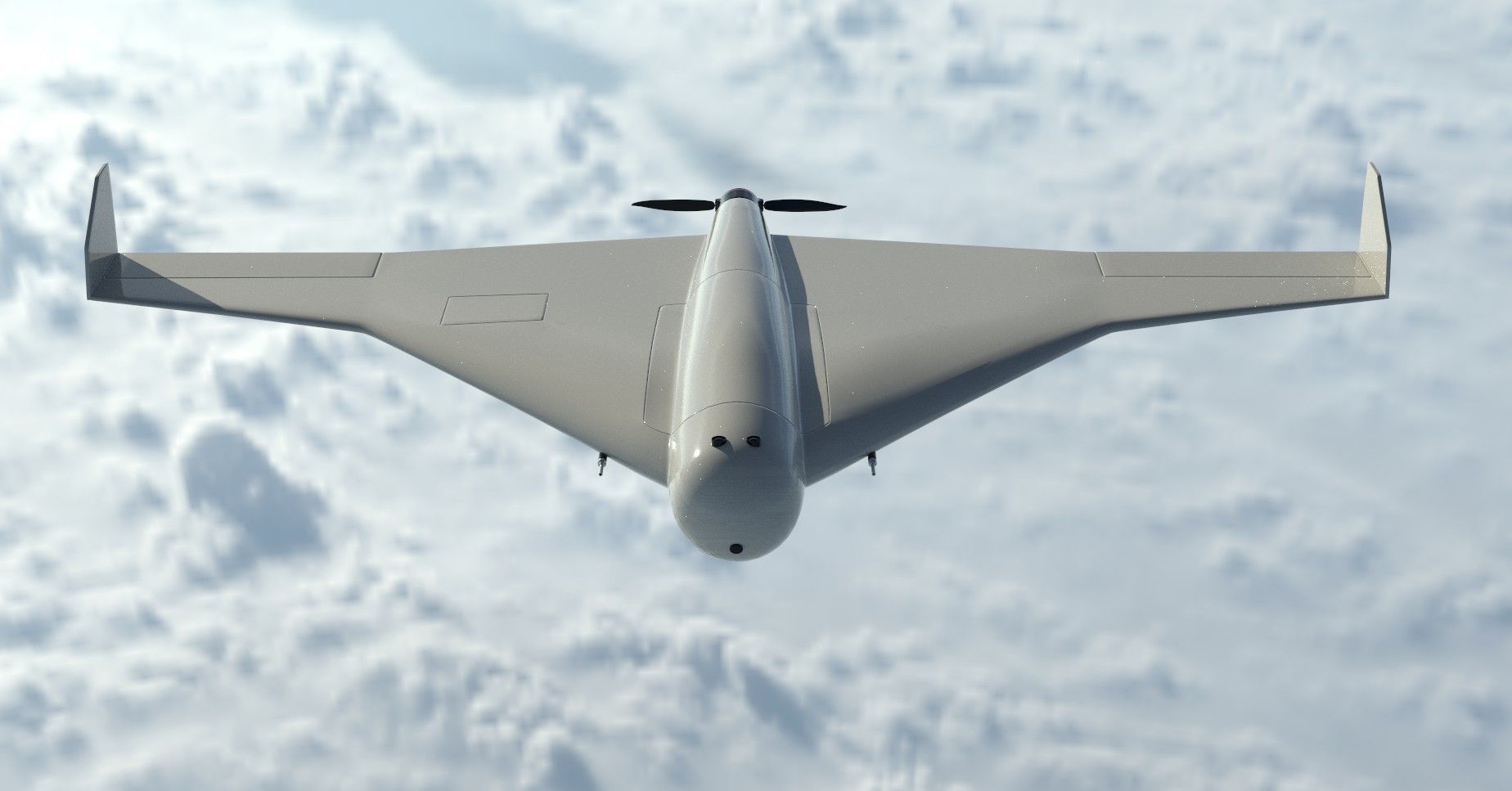 Russian Kamikaze Drone Kalashnikov 3D model_5