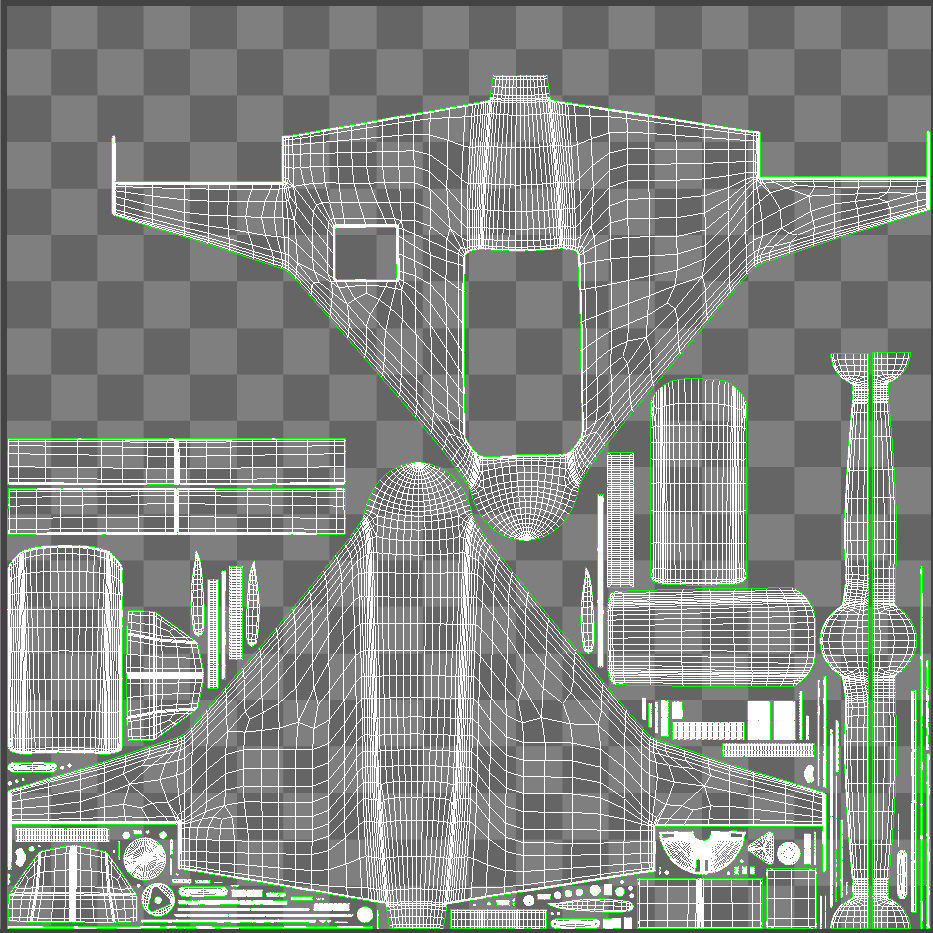Russian Kamikaze Drone Kalashnikov 3D model_8