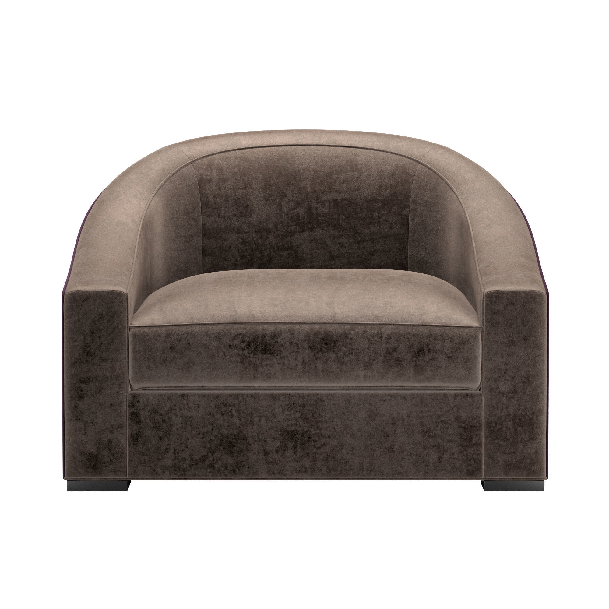 Armchair Concha 3D model_2