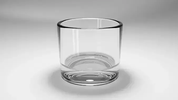 Whiskey Glass 3D Model Free low-poly 3D model