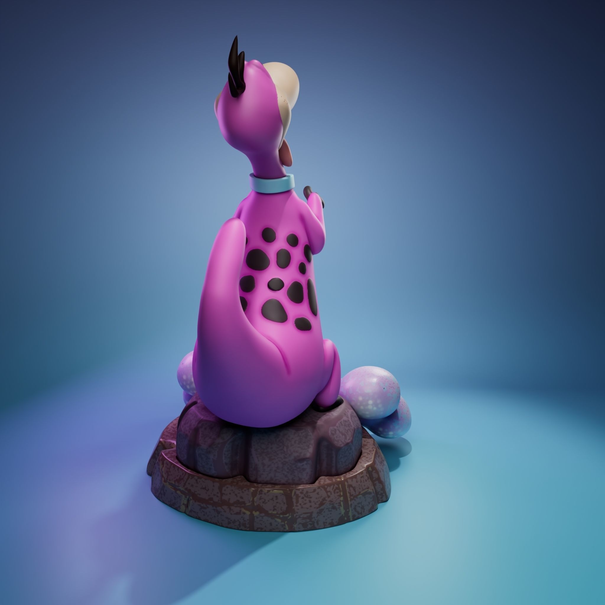 Dino Flintstone 3D print model_4