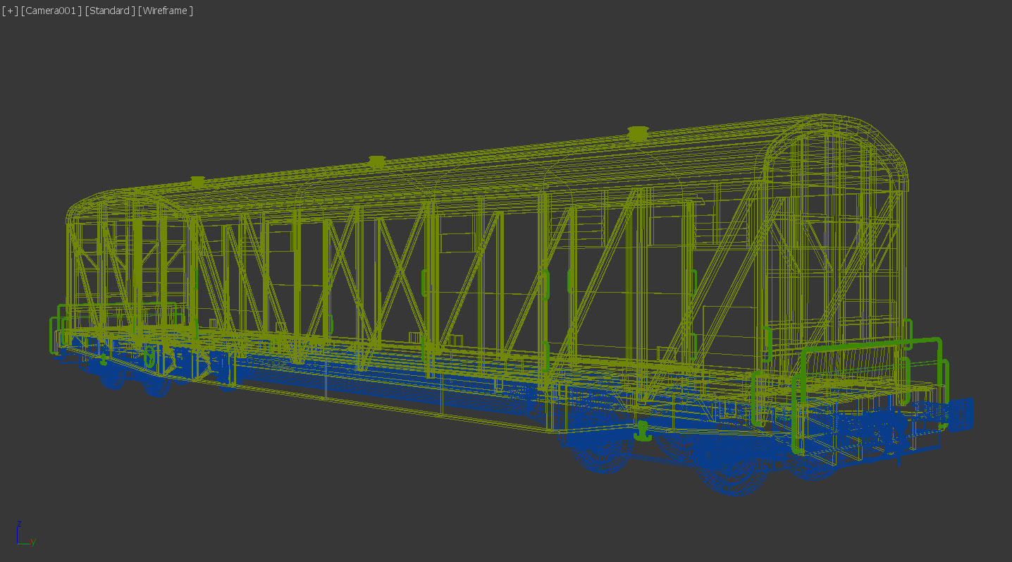 Box wagon 3D model_6