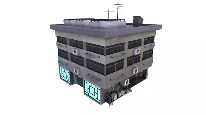 Cyberpunk Building 54