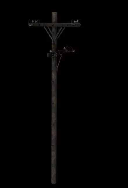 telephone pole Free 3D model