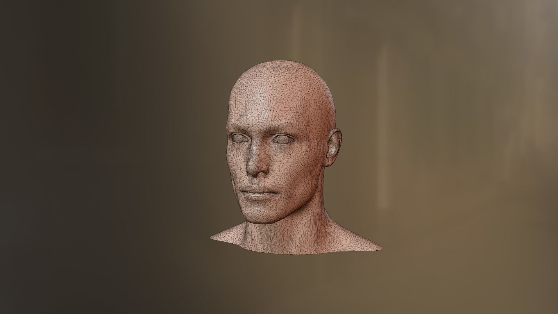 Male Head 3D model 3D model_4