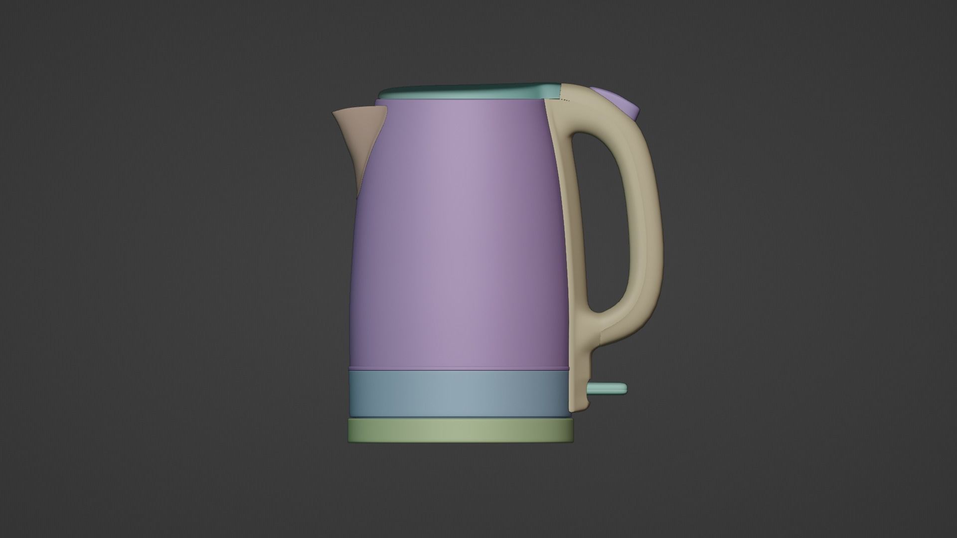 Electric Kettle 3D model_9