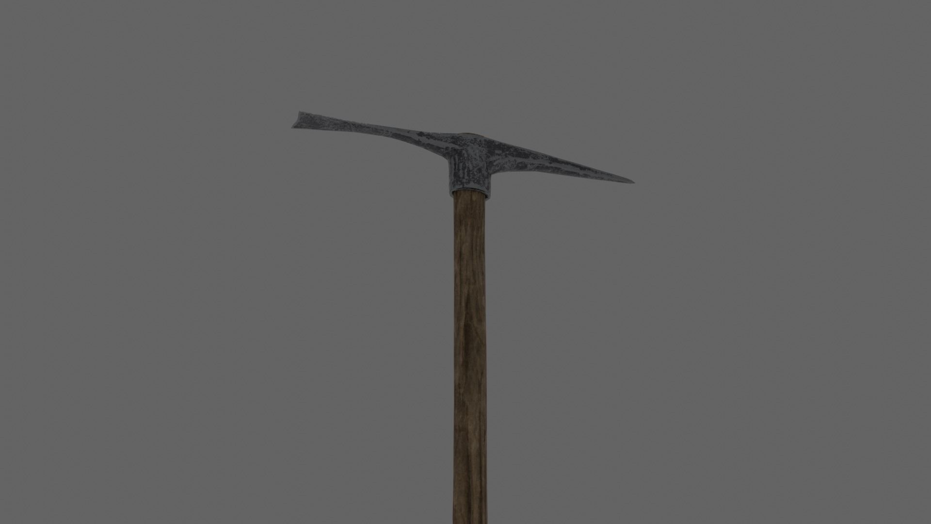 Pickaxe axe Free low-poly 3D model_5