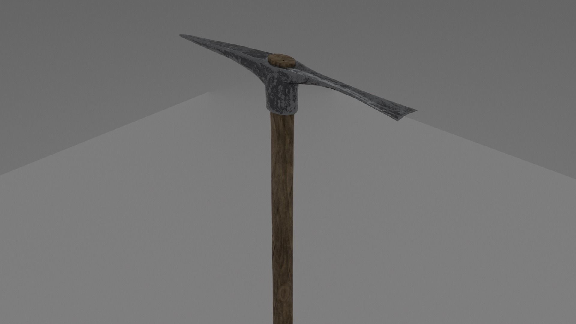 Pickaxe axe Free low-poly 3D model_3