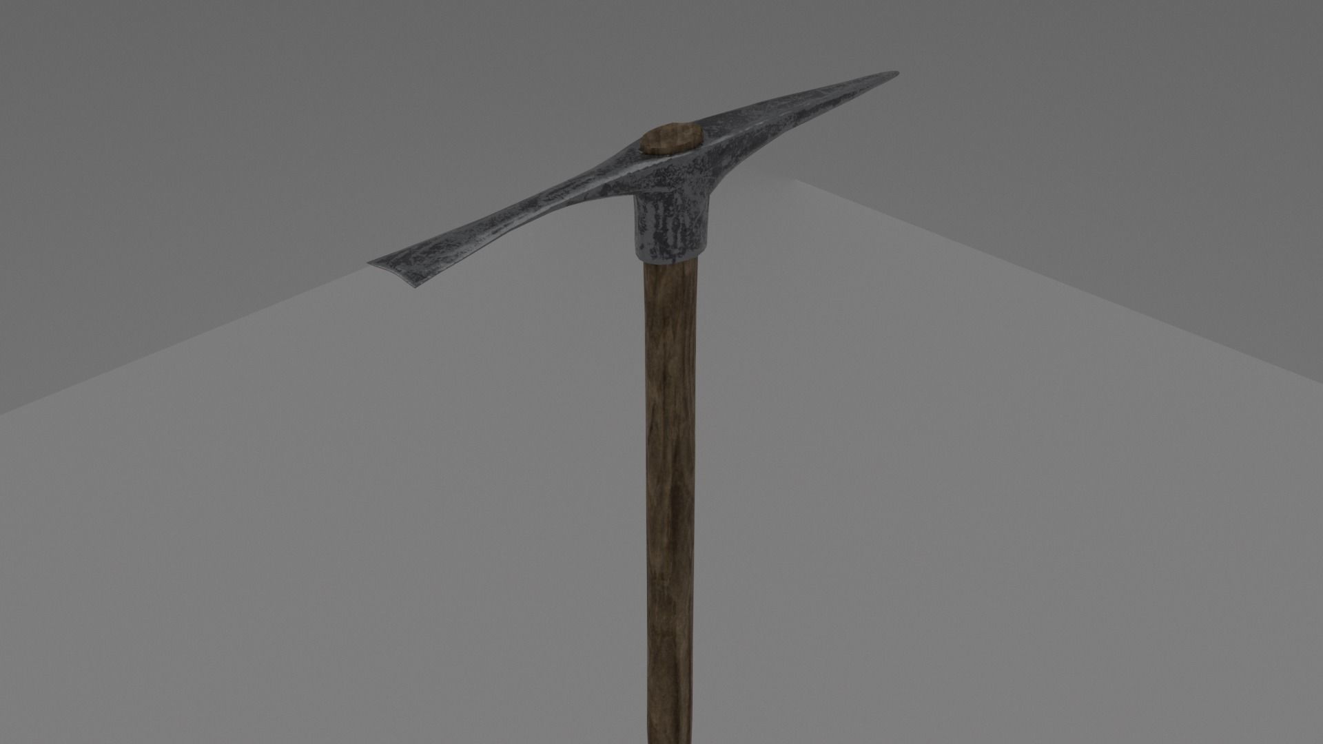 Pickaxe axe Free low-poly 3D model_1
