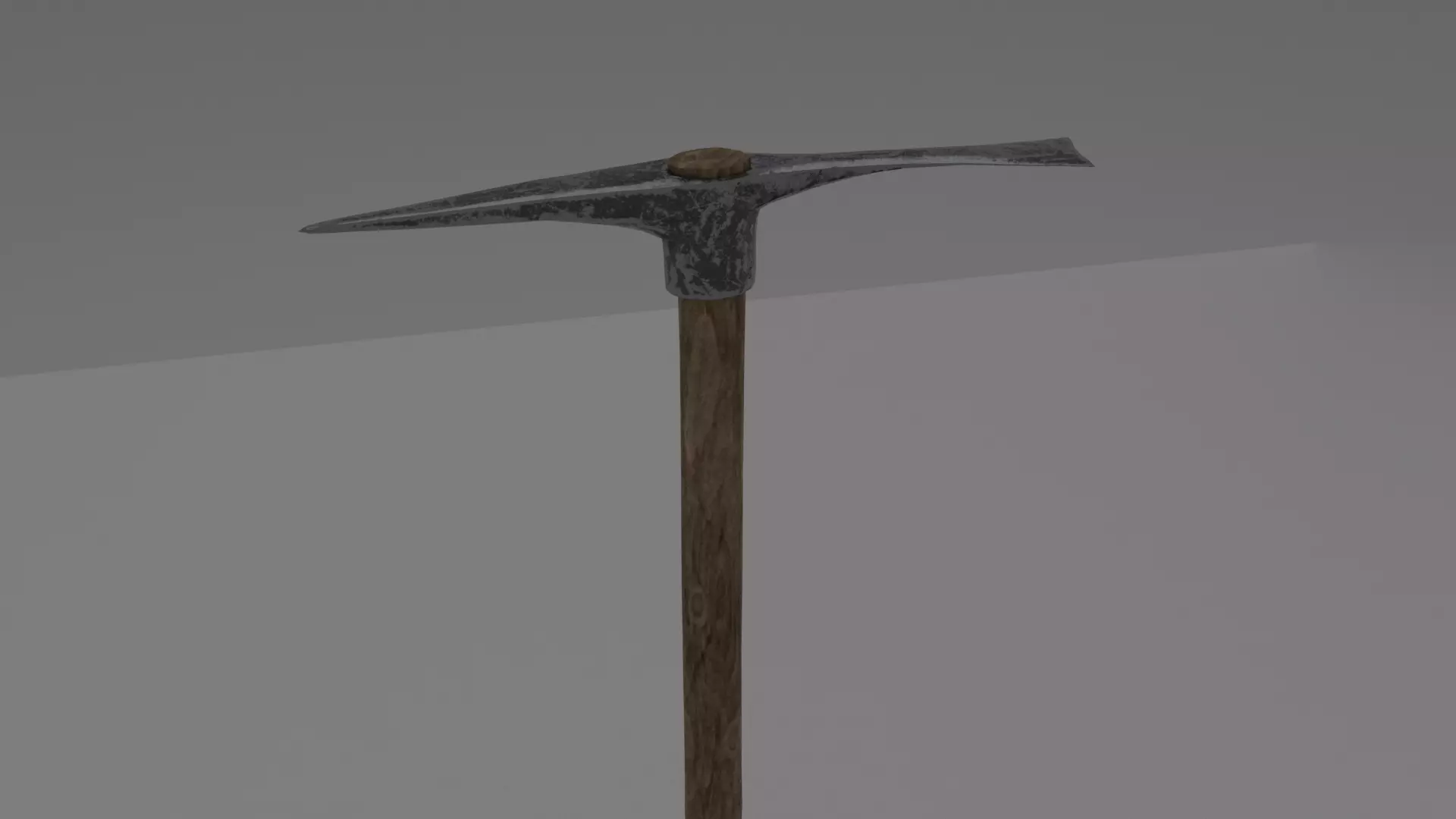 Pickaxe axe Free low-poly 3D model_0