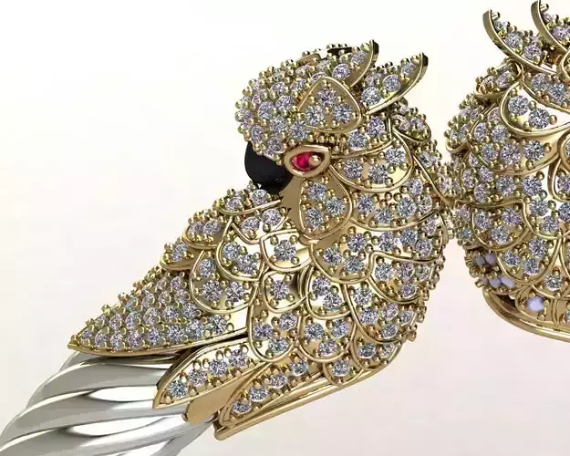 cockatoo for Bracelet and Ring