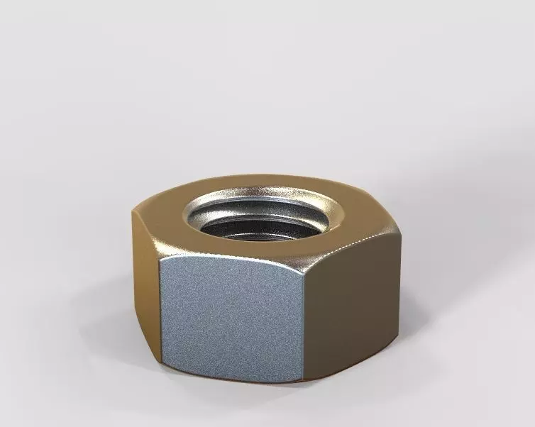 M20 Hex Nut 3D print model_0