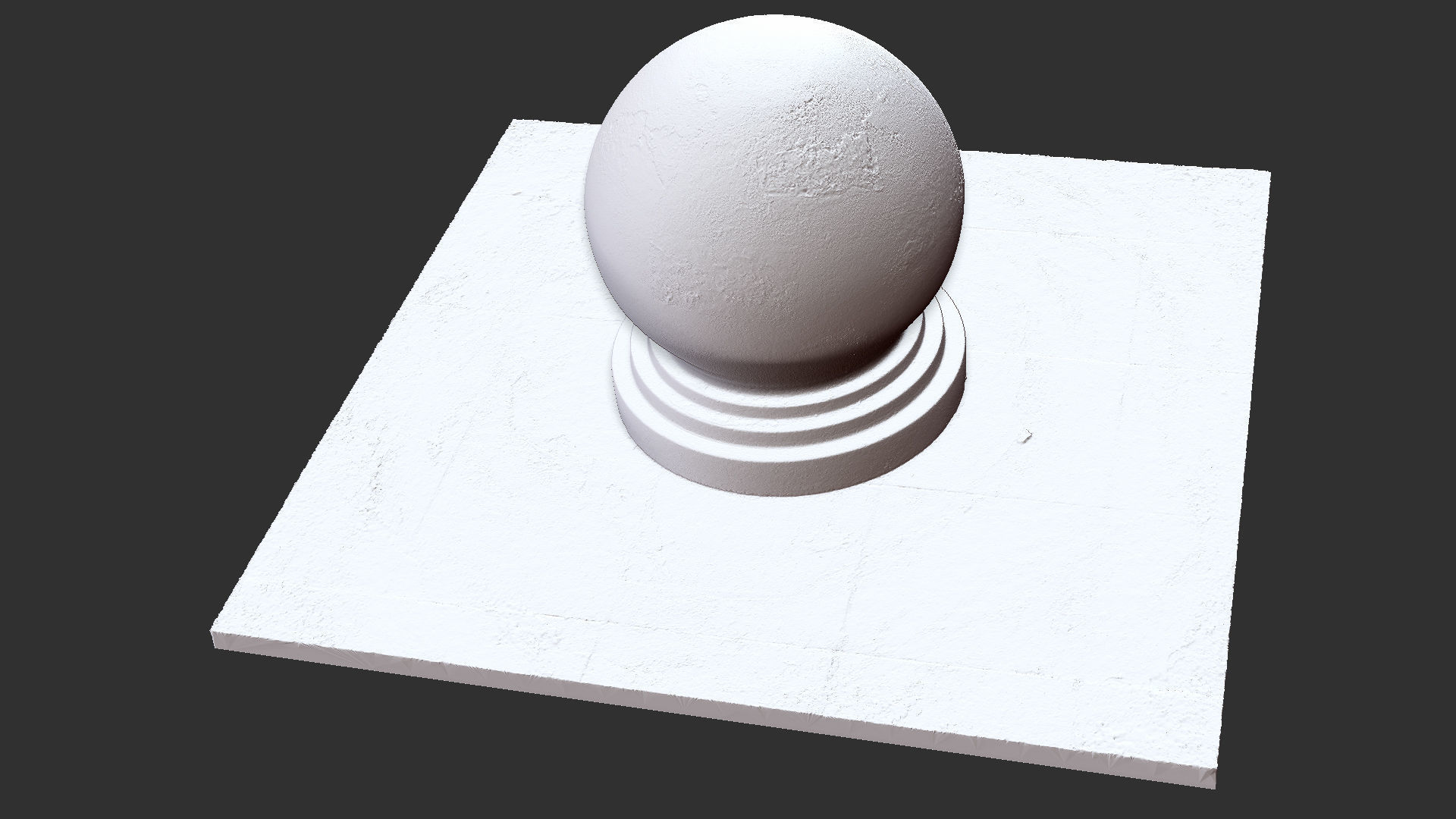 Round stone pier 3d scan 3D model_18