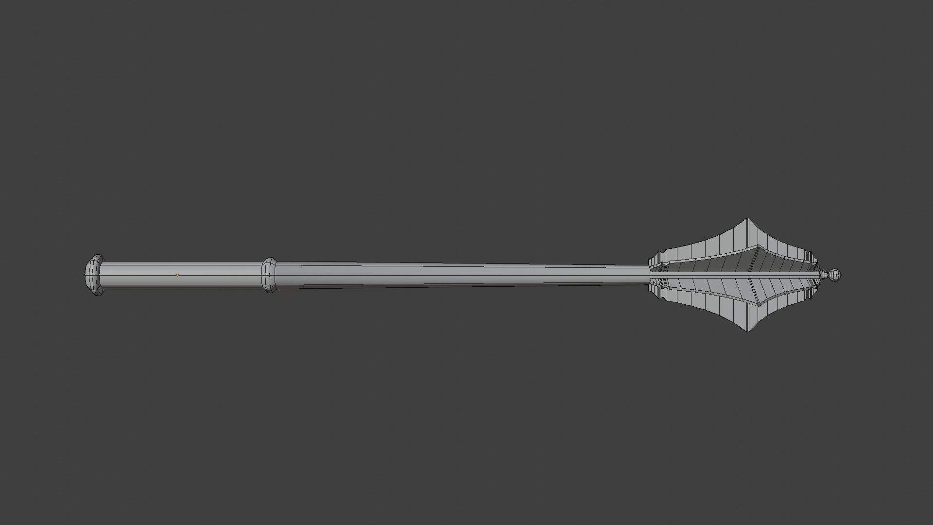 Medieval Axes and Blunt Weapons 3D Model Collection_19