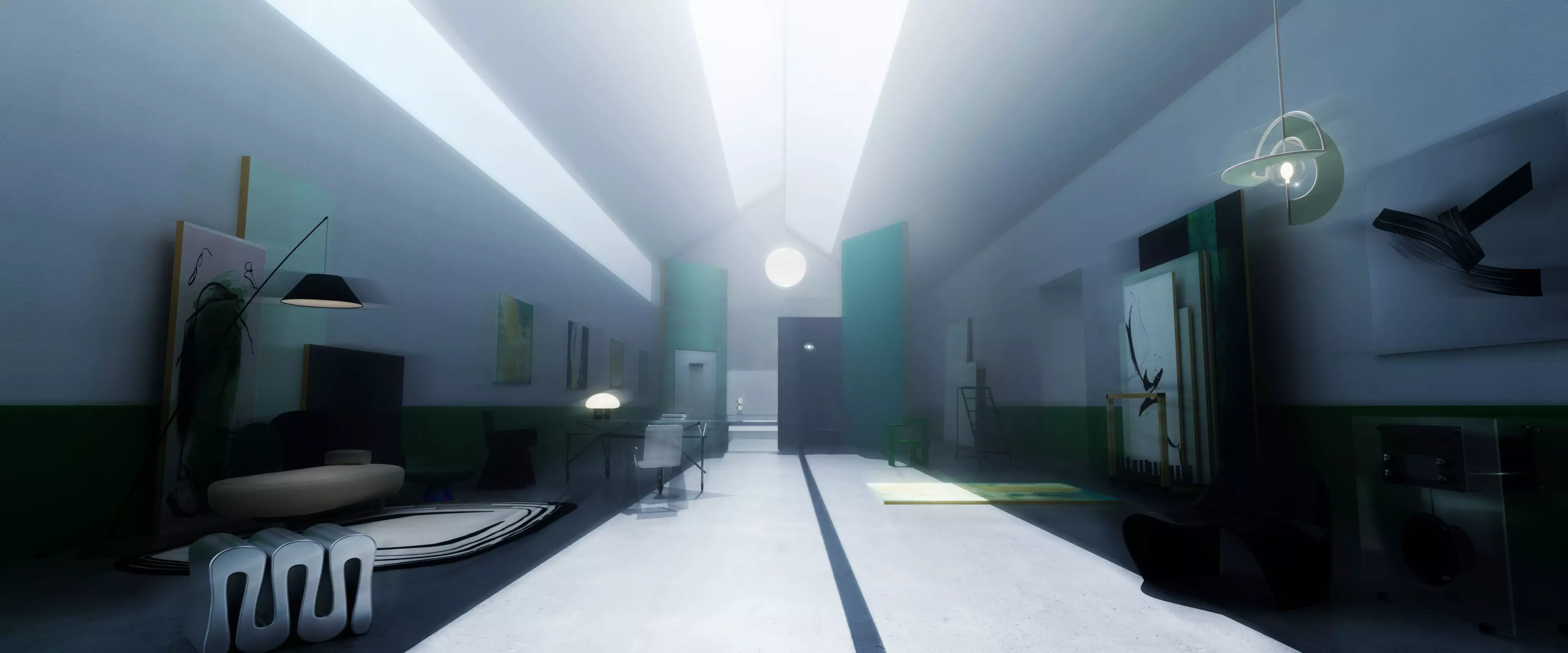 Art Gallery 3D model_0