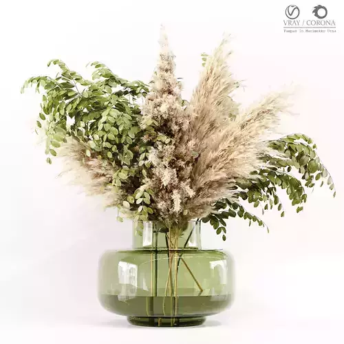 Pampas In Marimekko Urna 3D model