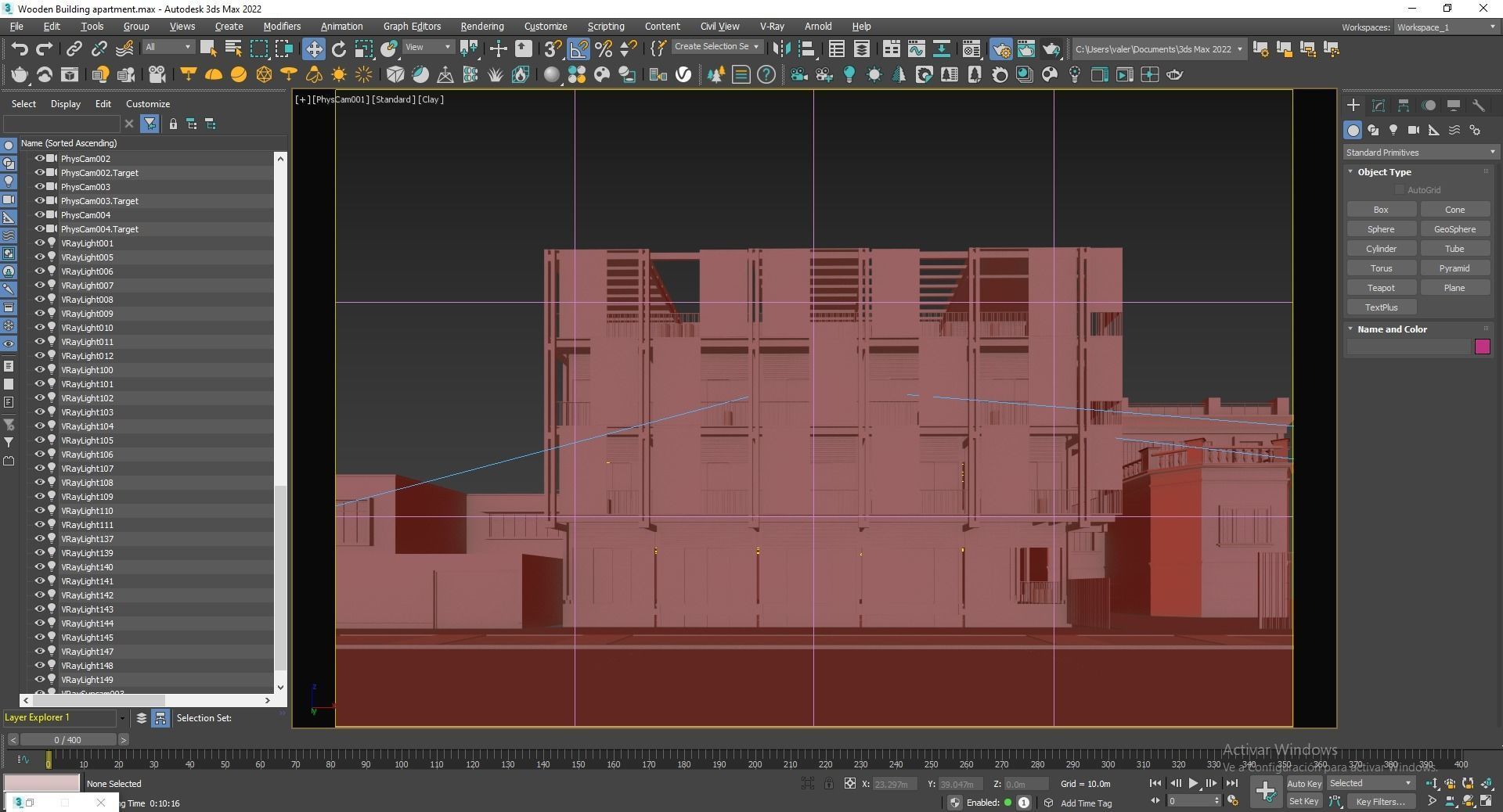 Residential building 3D model_12