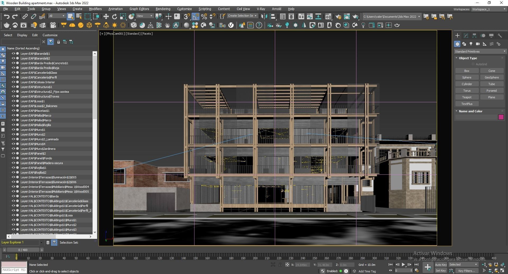 Residential building 3D model_14