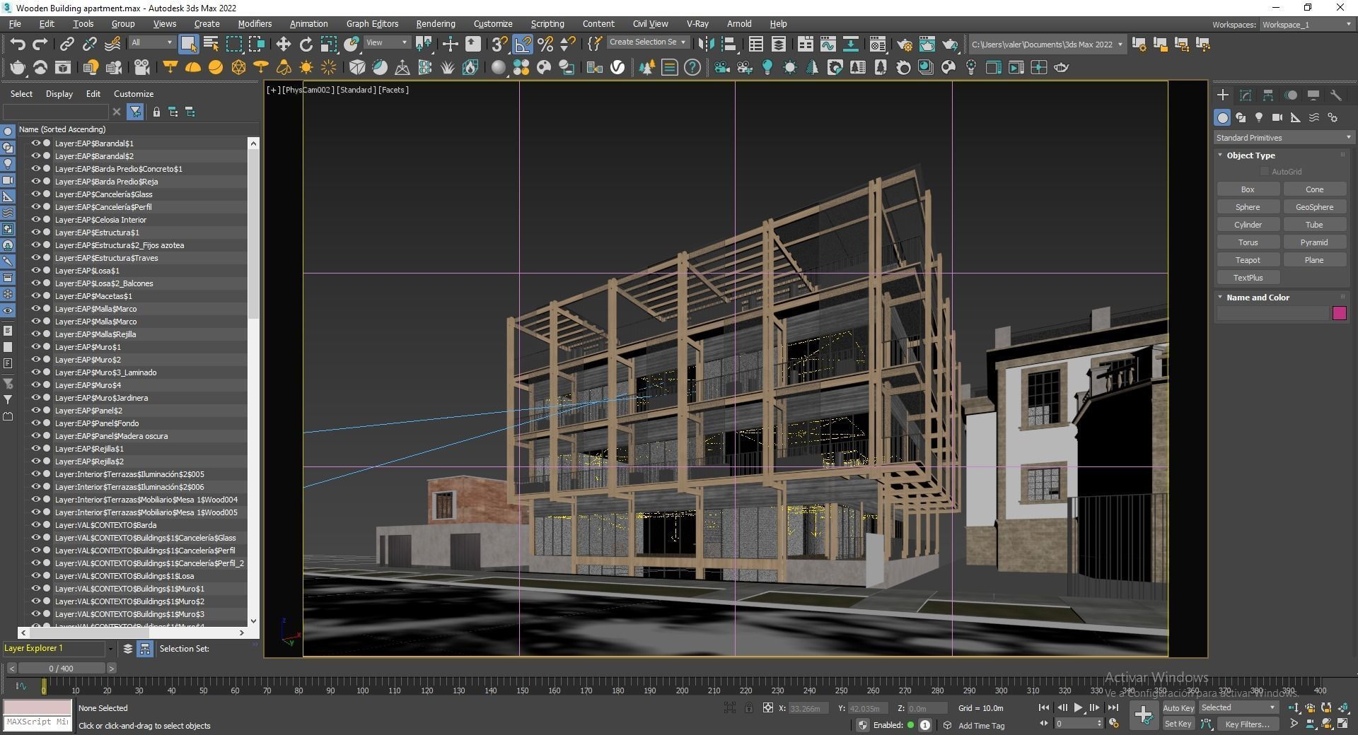 Residential building 3D model_18