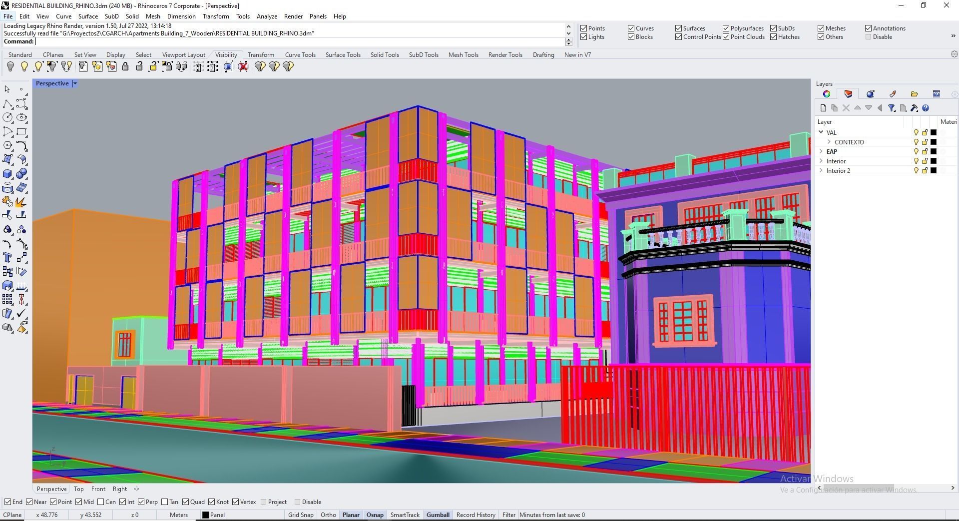 Residential building 3D model_25