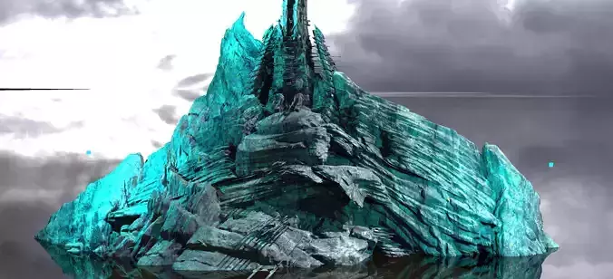 Mountain Fortress shards Kit bash 1